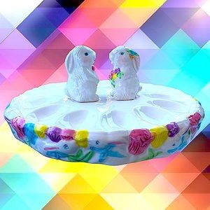 3 piece Easter egg tray set